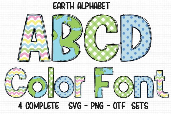 Bringing the Outdoors In: The Earth Alphabet Typeface