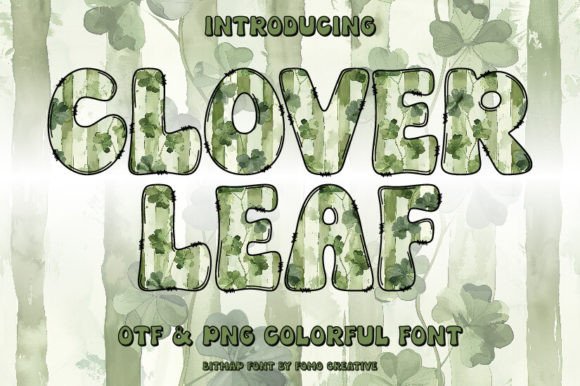 Clover Leaf: A Color Font That Redefines Creative Expression