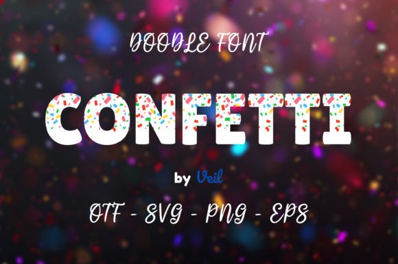 Confetti: The Playful Color Font That Brings Joy to Every Project