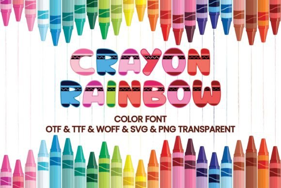 Crayon Rainbow: A Playful Typeface for Vibrant Projects