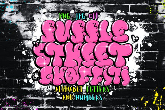 Get That Street Art Vibe with Bubble Street Graffiti