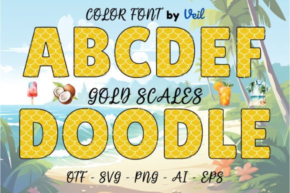 Gold Scales: The Typeface That Commands Attention