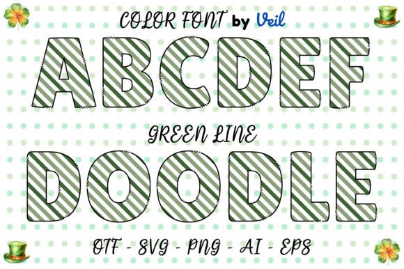 Green Line: A Font with Playful Charm and Creative Flexibility