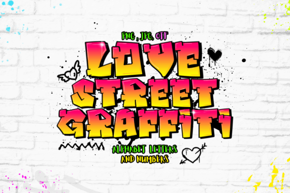 Injecting Urban Soul: The Love Street Graffiti Color Typeface