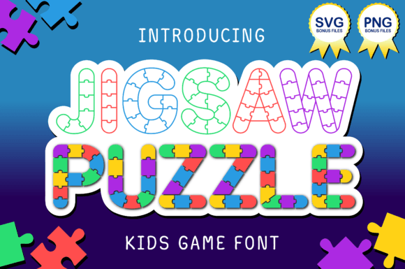 Jigsaw Puzzle Font: Playful Creativity for Every Project