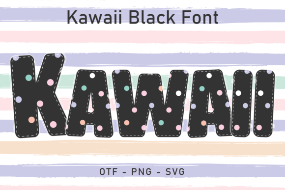 Kawaii: The Color Font That Brings Joyful Energy to Any Project