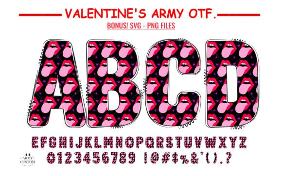 Love Valentine's Lips: A Font That Whispers Sweet Nothings