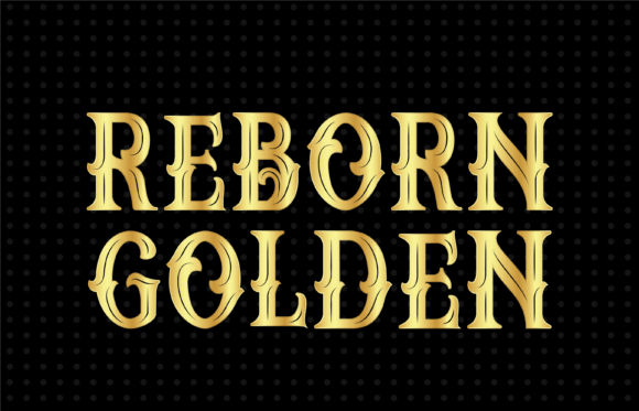Reborn Golden: Vintage Typography for Modern Brands
