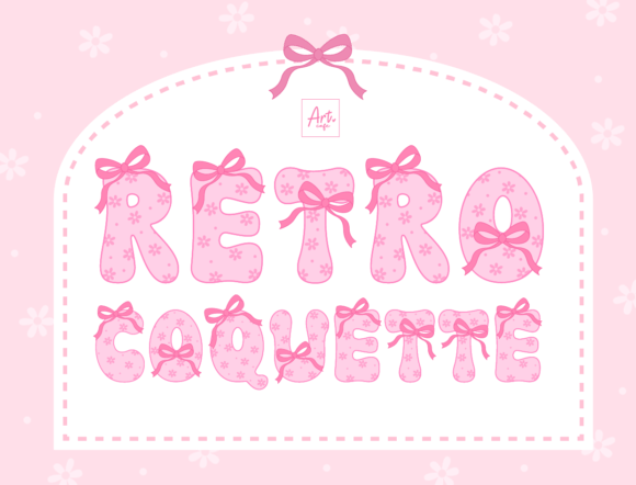 Retro Coquette: A Whimsical Typeface for Vintage Charm