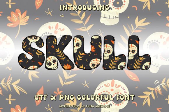 Skull: A Color Font for Bold, Eye-Catching Design