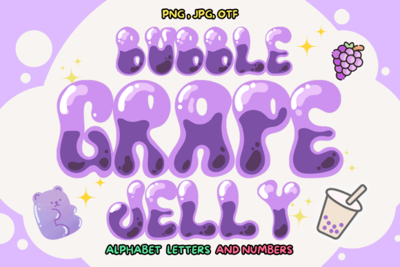 The Sweet, Whimsical Charm of Bubble Grape Jelly for Designers