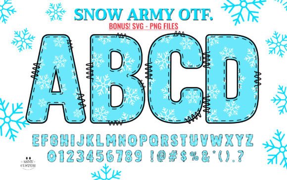 Unwrap Nostalgia: A Deep Dive into the Snow Army Typeface